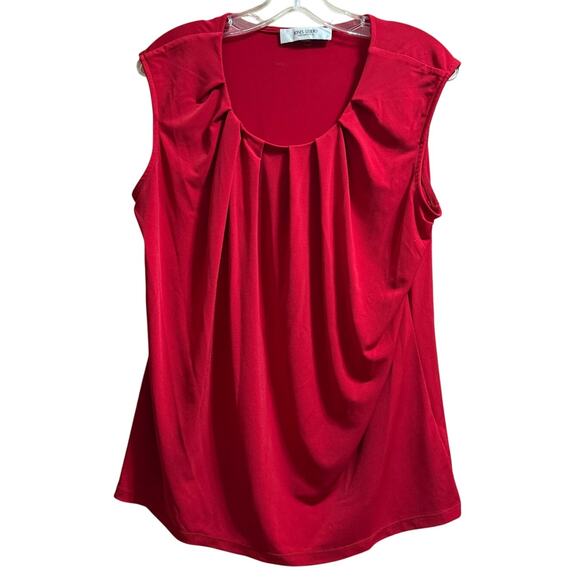 Jones Studio Size Large Red Tank Top Blouse - Picture 1 of 7